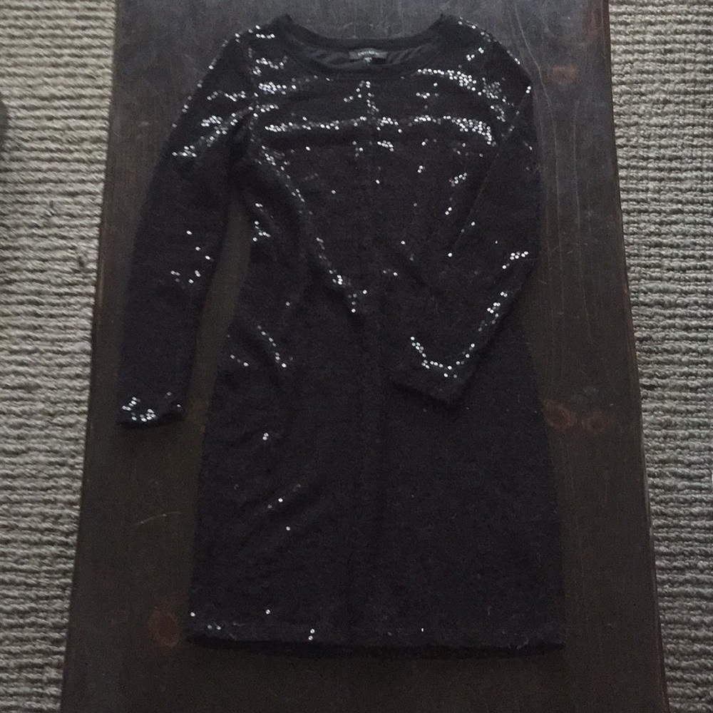 Karen Kane Black Sequin Dress